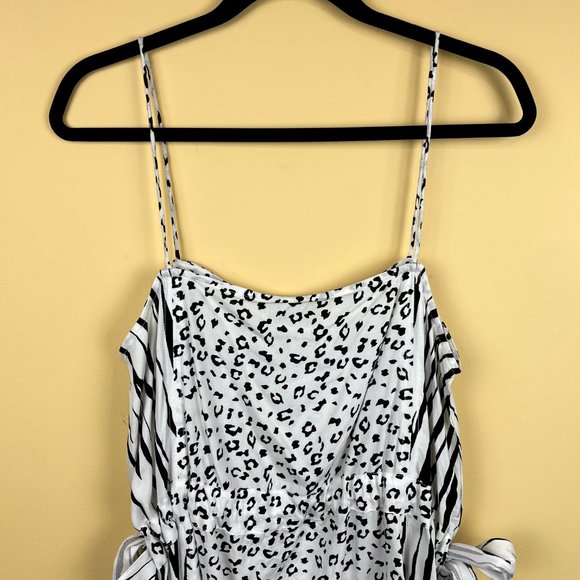 NEW Asos Mixed Print Sundress Fit & Flare Dress 8 - Picture 8 of 9